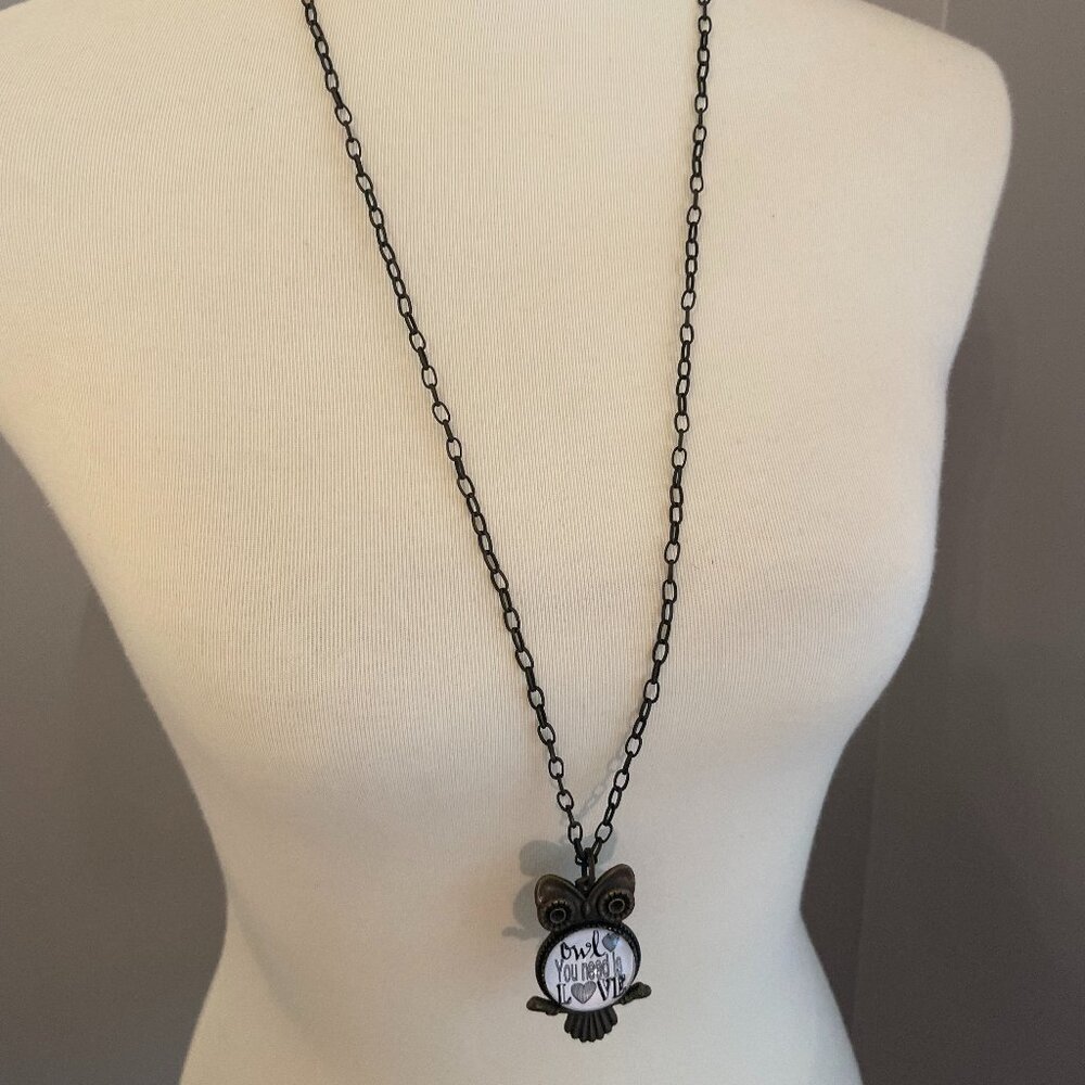 Plunder Design Owl necklace